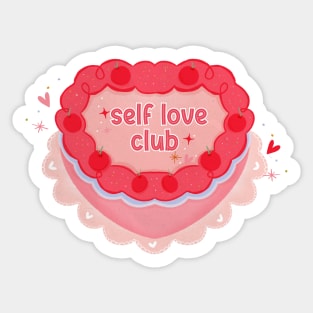 Self love club Sticker
